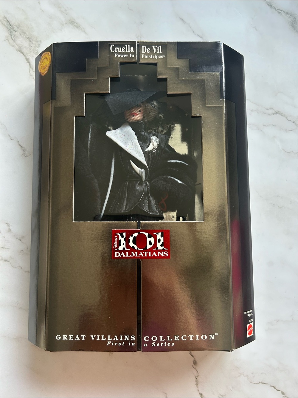 Great Villains Collection Cruella De Vil Power In Pinstripes Barbie Doll